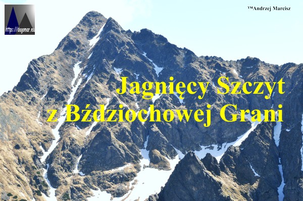 Jagnięcy Szczyt z Bździochowej Grani